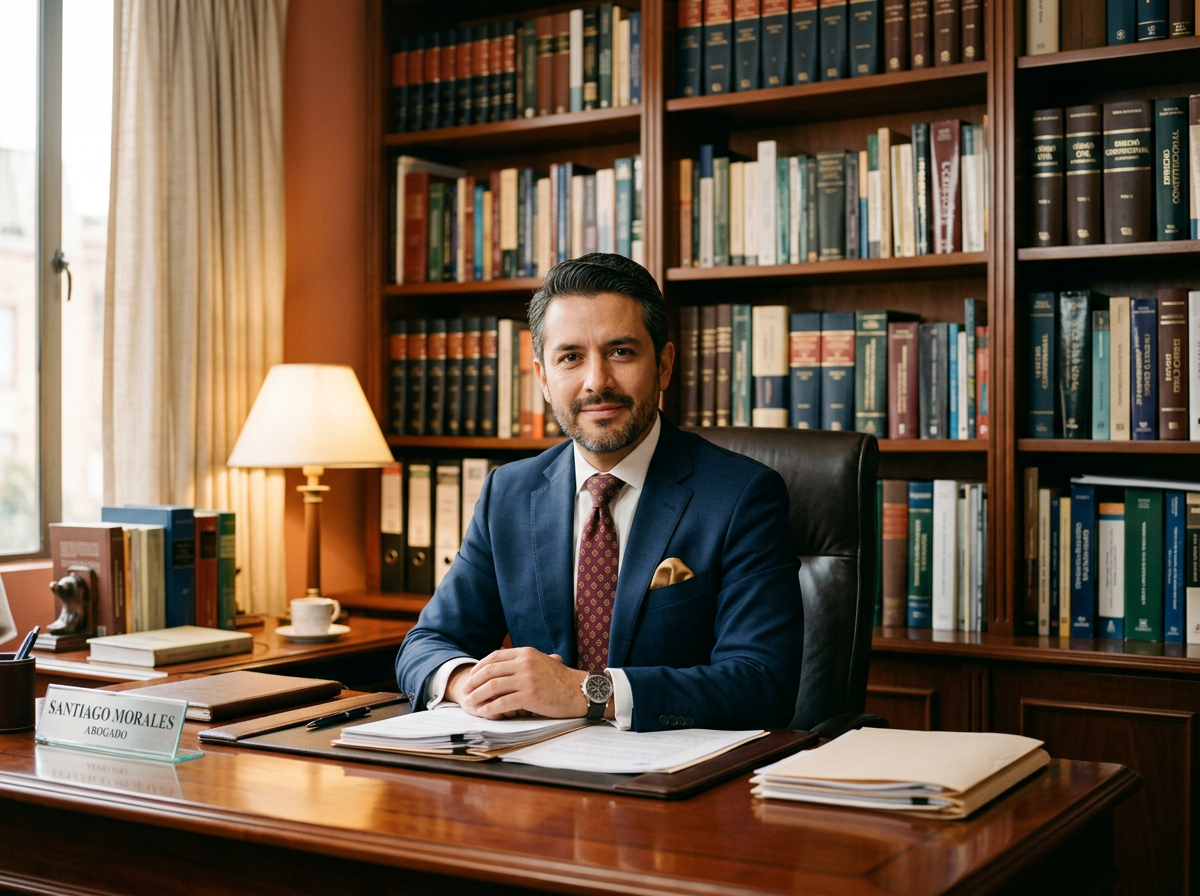 Abogado profesional en despacho jurídico